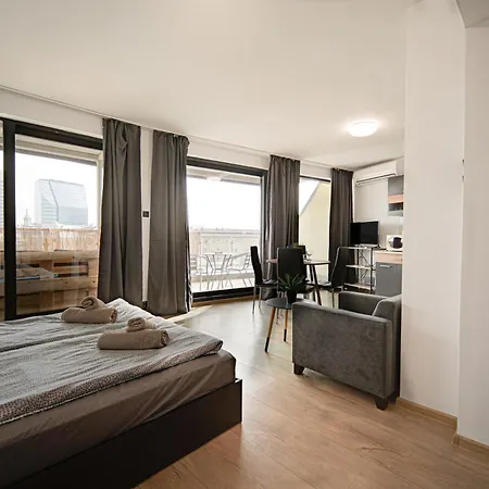 Panoramic Terrace City View Suite In Sofia Center Exterior photo